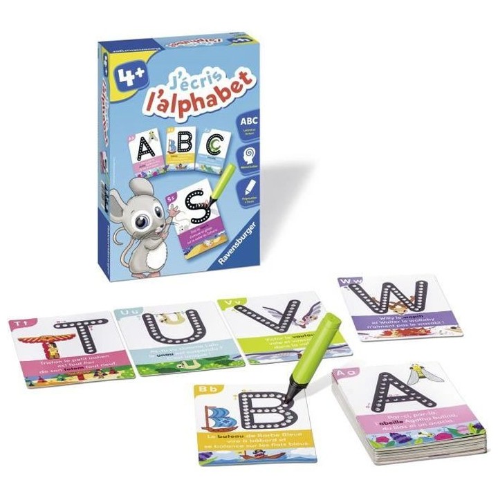 J'écris l'alphabet - Jeu éducatif - Préparation a l'écriture - Rav