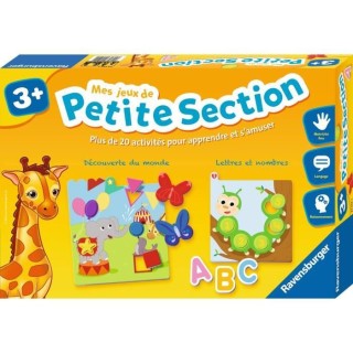 Mes jeux de petite section - Coffret complet éducatif - 20 activités