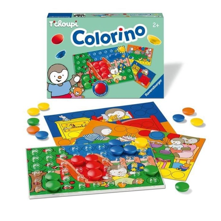 T'CHOUPI Colorino - Jeu éducatif - Apprentissage des couleurs - Activ