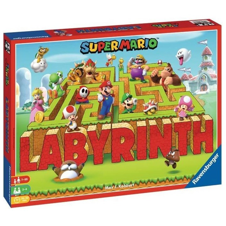 SUPER MARIO Labyrinthe - Ravensburger - Jeu de société famille - Cha