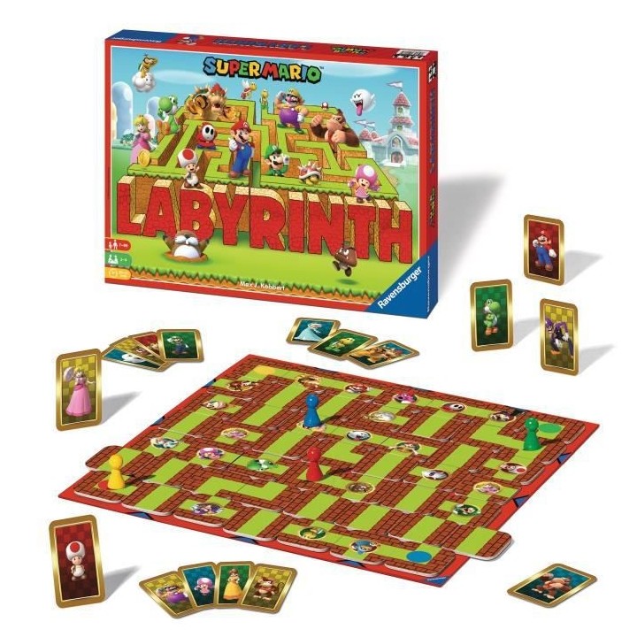 SUPER MARIO Labyrinthe - Ravensburger - Jeu de société famille - Cha
