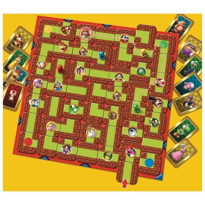 SUPER MARIO Labyrinthe - Ravensburger - Jeu de société famille - Cha