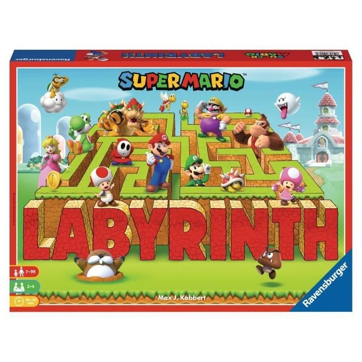 SUPER MARIO Labyrinthe - Ravensburger - Jeu de société famille - Cha