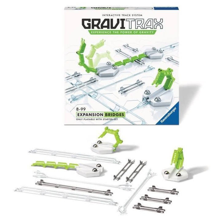GraviTrax Set d'extension Ponts/Rails - Jeu de construction STEM - Cir