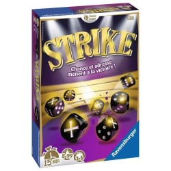 Strike - Ravensburger - Jeu d'ambiance Enfants et Adultes - Jeu de lancer de dés - 2 a 5 joueurs des 8 ans