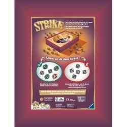 Strike - Ravensburger - Jeu d'ambiance Enfants et Adultes - Jeu de lancer de dés - 2 a 5 joueurs des 8 ans