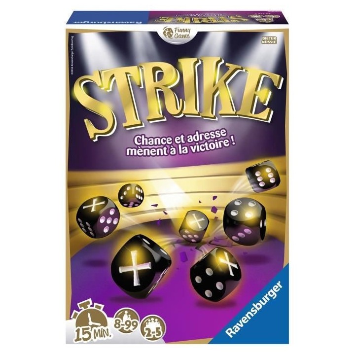 Strike - Ravensburger - Jeu d'ambiance Enfants et Adultes - Jeu de lan