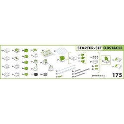 GraviTrax Starter Set Obstacle - Jeu de construction STEM - Circuit de billes créatif - Ravensburger - 175 pieces - des 8 ans