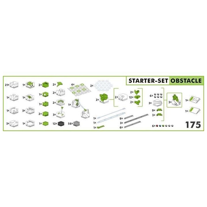 GraviTrax Starter Set Obstacle - Jeu de construction STEM - Circuit de
