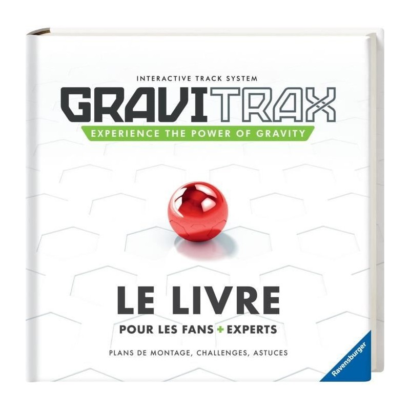 Livre GraviTrax - 110 pages d'astuces et défis - Jeu de construction STEM - Circuit de billes créatif - Ravensburger - des 8 a