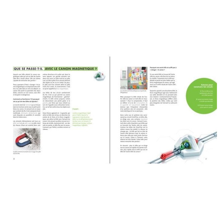 Livre GraviTrax - 110 pages d'astuces et défis - Jeu de construction