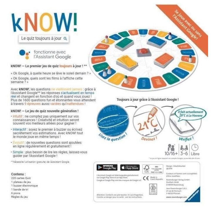 kNOW! - Ravensburger - Jeu de société famille - Quiz 2.0 avec Assist