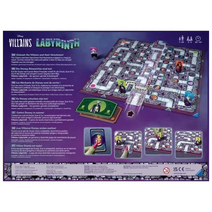 Ravensburger - Labyrinthe Disney Villains