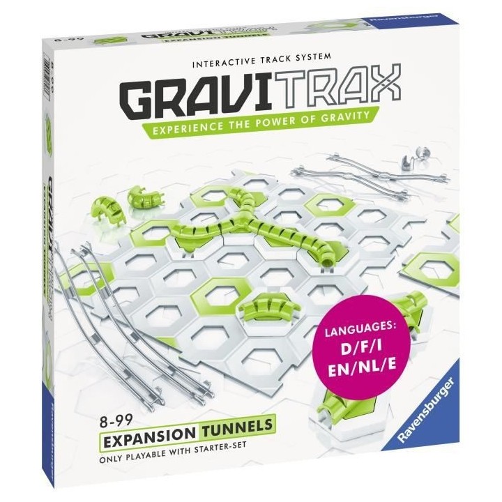 GraviTrax Set d'extension Tunnels - Jeu de construction STEM - Circuit