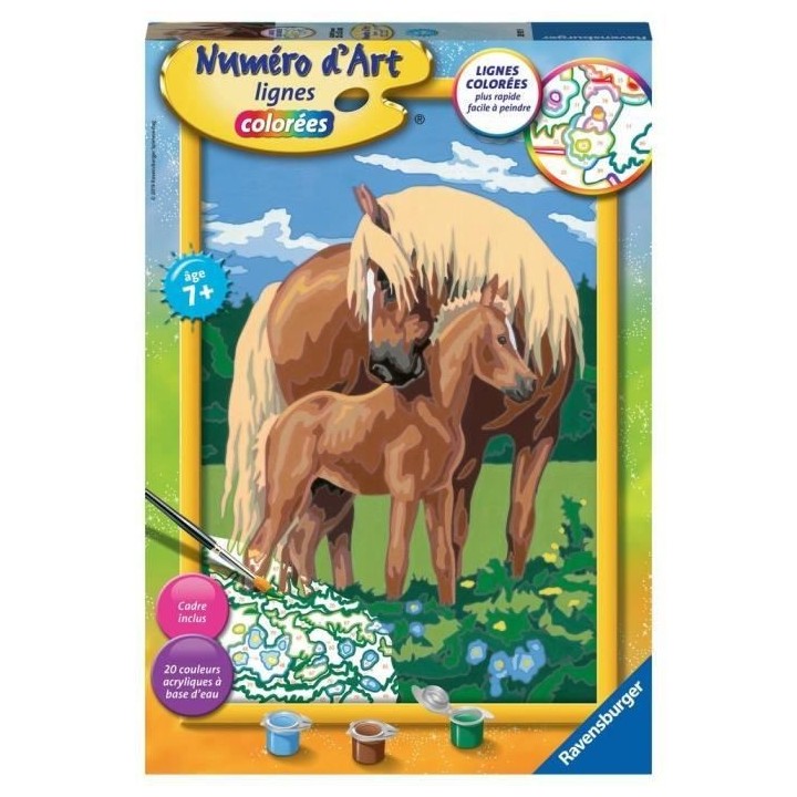 Numéro d'art - grand - Fiers chevaux - Ravensburger