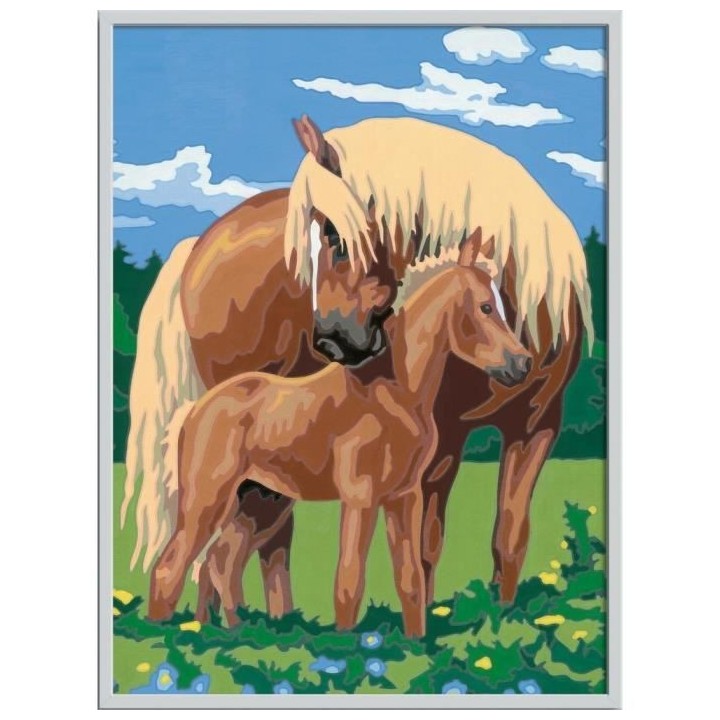 Numéro d'art - grand - Fiers chevaux - Ravensburger