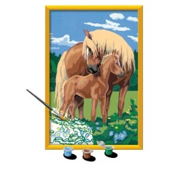 Numéro d'art - grand - Fiers chevaux - Ravensburger