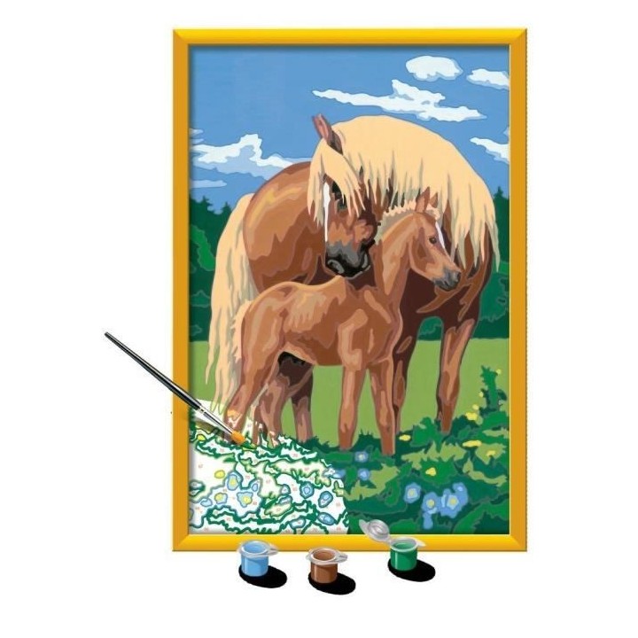 Numéro d'art - grand - Fiers chevaux - Ravensburger