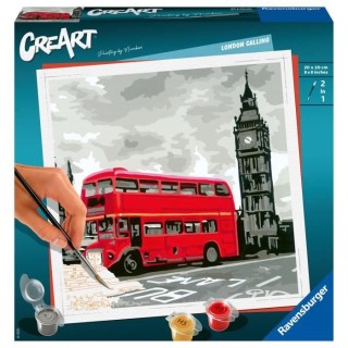CreArt - carré - Londres - Ravensburger - Coffret complet - Peinture
