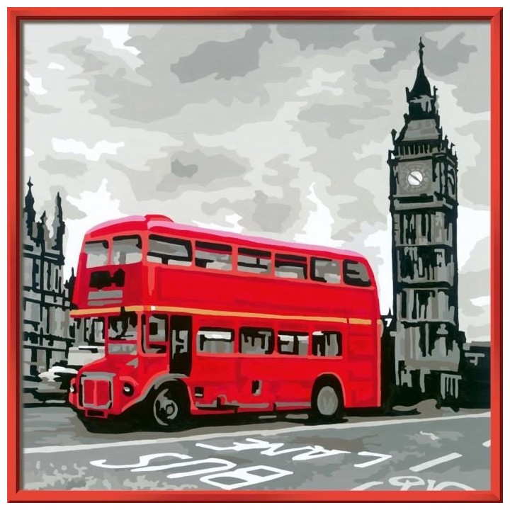 CreArt - carré - Londres - Ravensburger - Coffret complet - Peinture