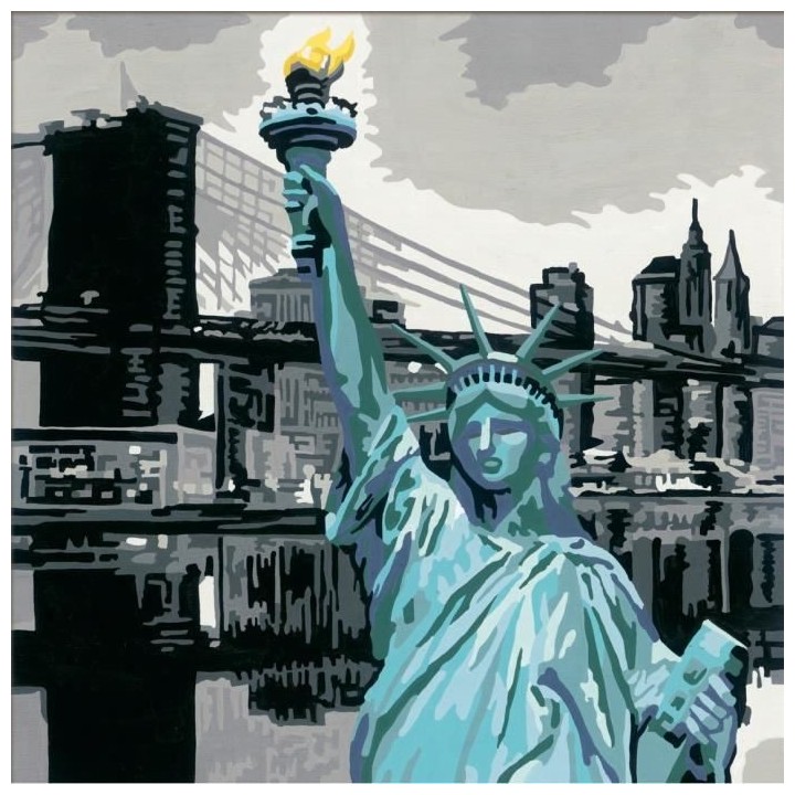 CreArt - carré - New York City - Ravensburger - Coffret complet - Pei