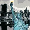 CreArt - carré - New York City - Ravensburger - Coffret complet - Peinture au numéro Adulte - Des 12 ans