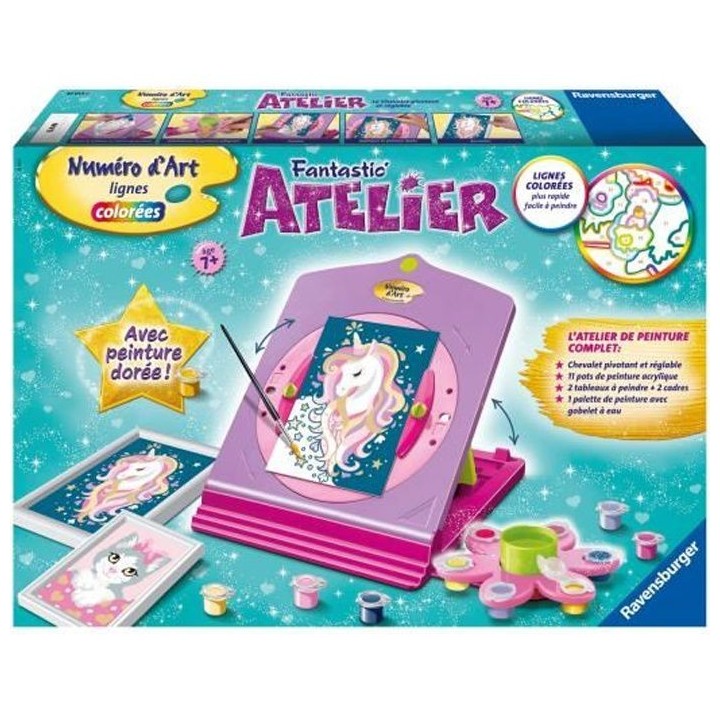 Fantastic' Atelier Numéro d'Art - Ravensburger - Coffret complet Pein