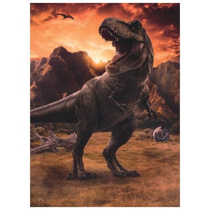 JURASSIC WORLD 3 - Puzzle 250 pieces - Le Tyrannosaurus rex - Nathan