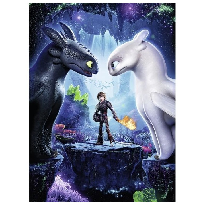 DRAGONS 3 Puzzle 150 pieces - Les héros réunis - Nathan - Puzzle Enf