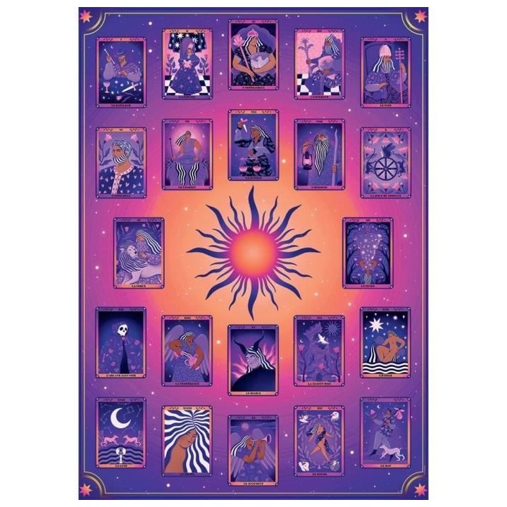 Nathan - Puzzle 1500 pieces - Tarot et divination / Coralie Fau