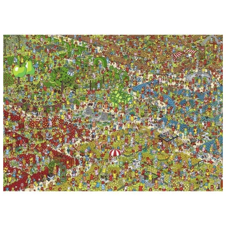 Puzzle N 1000 p - Charlie au jardin / Où est Charlie ?