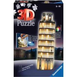Puzzle 3D Tour de Pise illuminée - Ravensburger - Monument 216 pieces