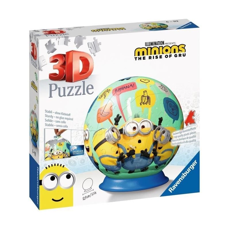 Puzzle 3D Ball 72 p - Minions 2