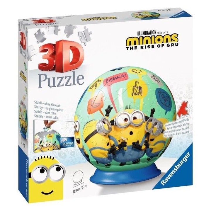Puzzle 3D Ball 72 p - Minions 2