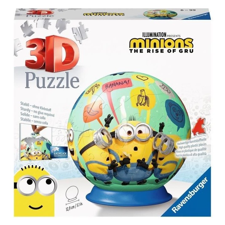 Puzzle 3D Ball 72 p - Minions 2