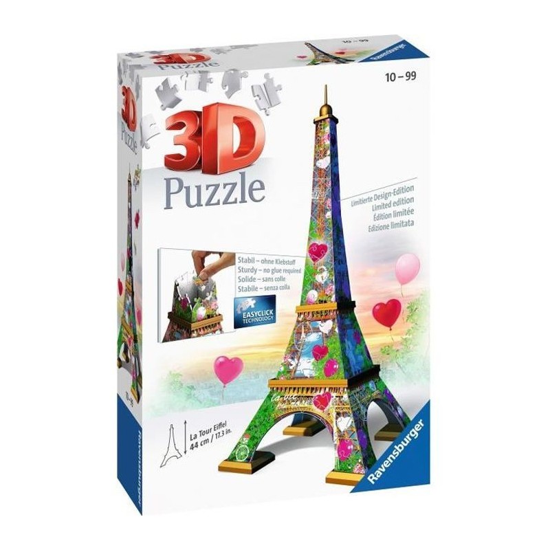 Puzzle 3D Tour Eiffel Love Edition