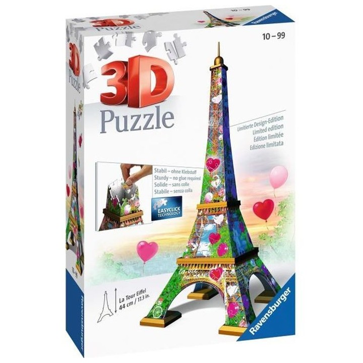 Puzzle 3D Tour Eiffel Love Edition