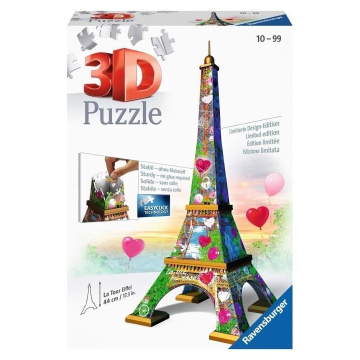 Puzzle 3D Tour Eiffel Love Edition