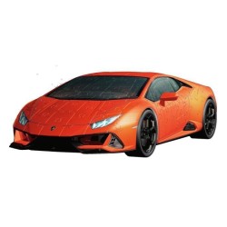 LAMBORGHINI Puzzle 3D Huracán EVO - Ravensburger - Véhicule 108 pieces - sans colle - Des 8 ans