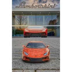 LAMBORGHINI Puzzle 3D Huracán EVO - Ravensburger - Véhicule 108 pieces - sans colle - Des 8 ans