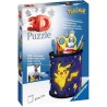 POKÉMON Puzzle 3D Pot a crayons - Ravensburger - Puzzle 3D enfant - sans colle - Pot a crayons 54 pieces - Des 6 ans