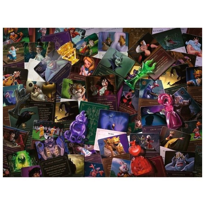 Puzzle 2000 p - Les Méchants Disney (Collection Disney Villainous)