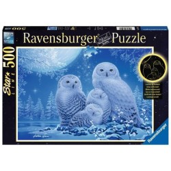 Puzzle Star Line 500 p - Chouettes au clair de lune