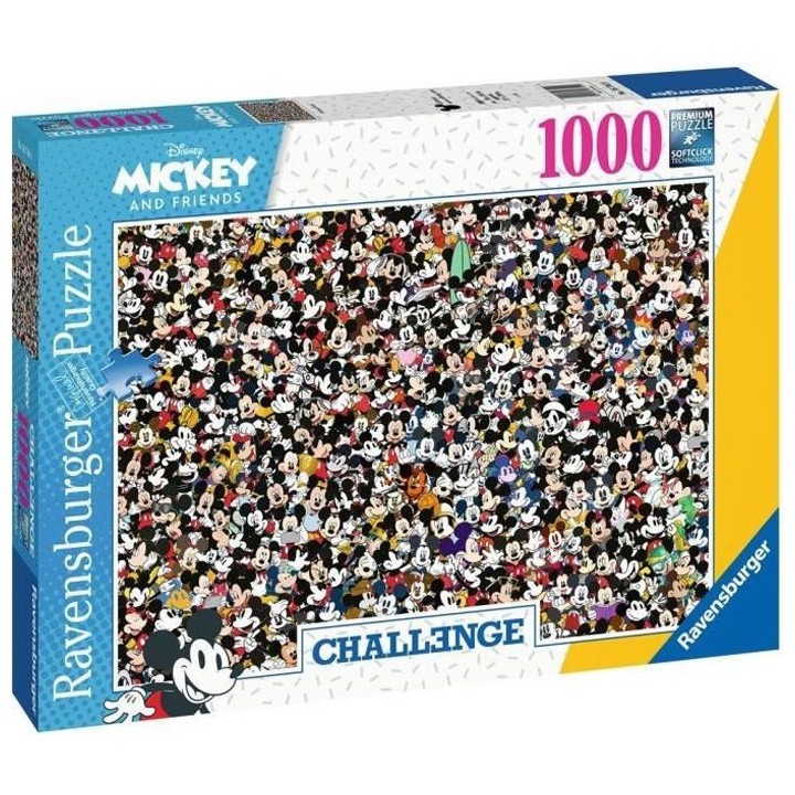 Puzzle 1000 p - Mickey Mouse (Challenge Puzzle)