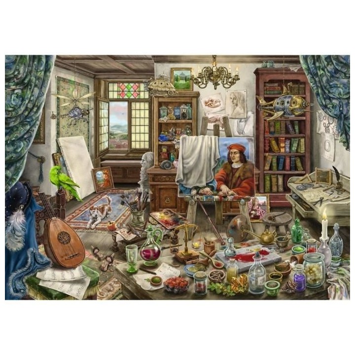 Escape puzzle - Atelier d'artiste - Ravensburger - Puzzle Escape Game