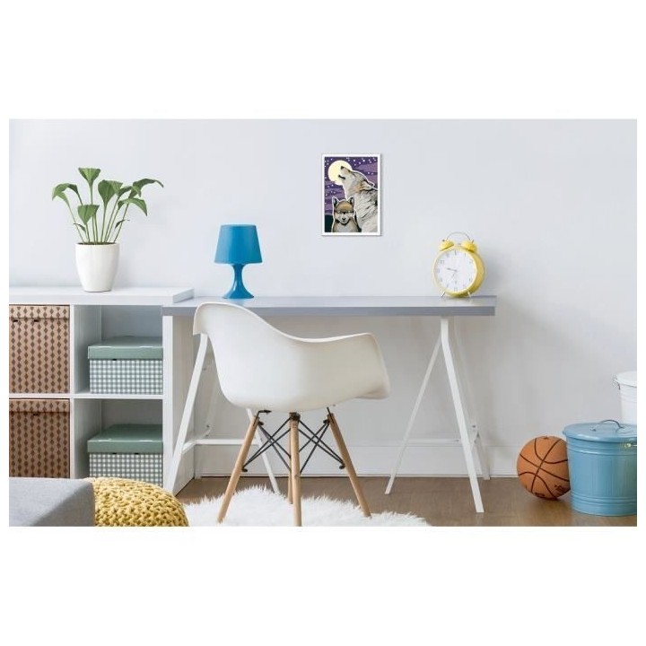 Numéro d'art - petit format - Cri du loup - Ravensburger - Kit comple