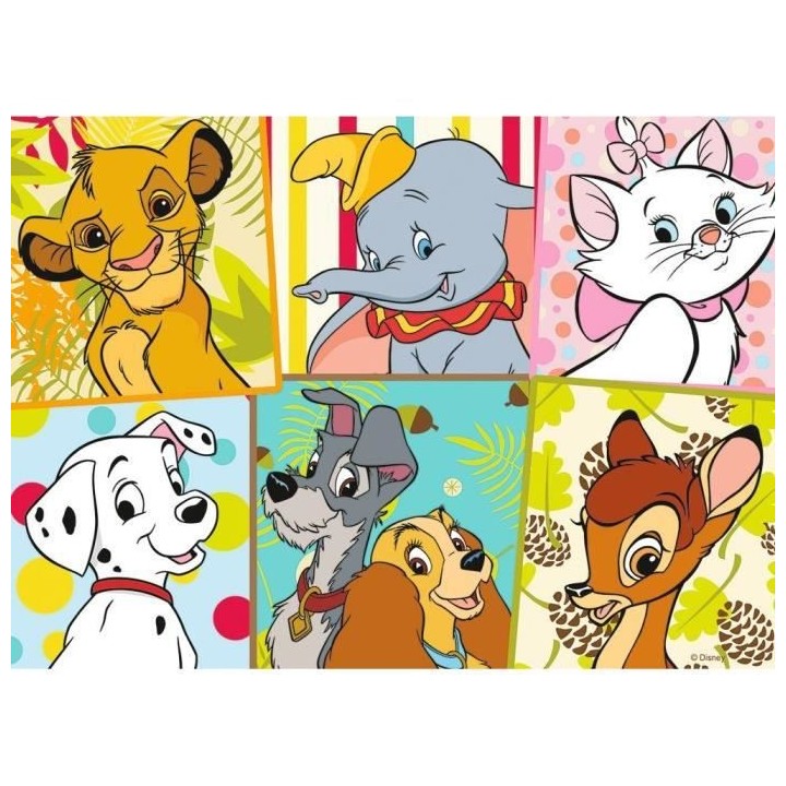 Puzzle 45 p - Mes animaux Disney préférés / Disney Animals