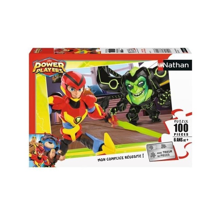 Puzzle 100 p - Super Axel contre Madcap / Power Players