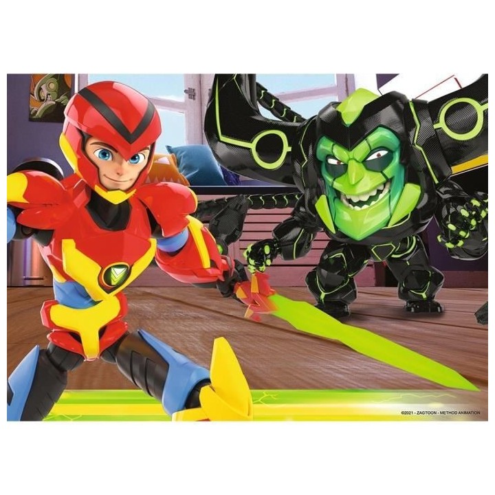 Puzzle 100 p - Super Axel contre Madcap / Power Players