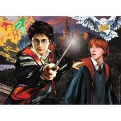 HARRY POTTER Puzzle 150 pieces - Harry Potter et Ron Weasley - Nathan - Puzzle Enfant + Trieur - Des 7 ans